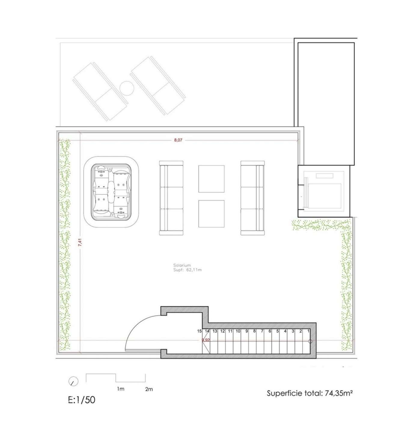 Floorplan terrace